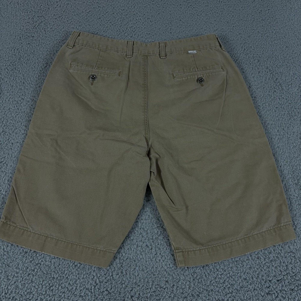 Levis Shorts Mens 30 Beige Khaki 10" XX Chino Twill Flat Front Casual Preppy